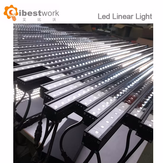 Wasserdichte 36 LEDs DMX IP67 Flexible Wallwasher RGBW-Streifen-LED-Wand-DMX-RGB-Pixel-LED-Leiste