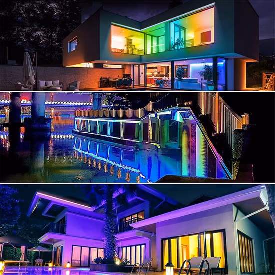 Wasserdichte 36 LEDs DMX IP67 Flexible Wallwasher RGBW-Streifen-LED-Wand-DMX-RGB-Pixel-LED-Leiste