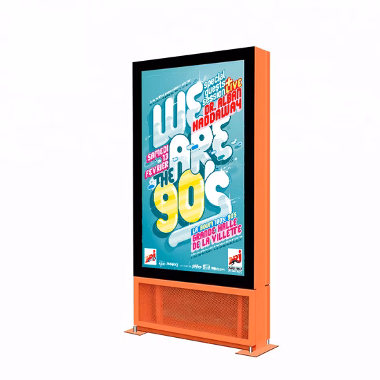 Maßgeschneiderte wasserdichte P8-LED-Mupi-Display-Werbeleuchte für den Außenbereich