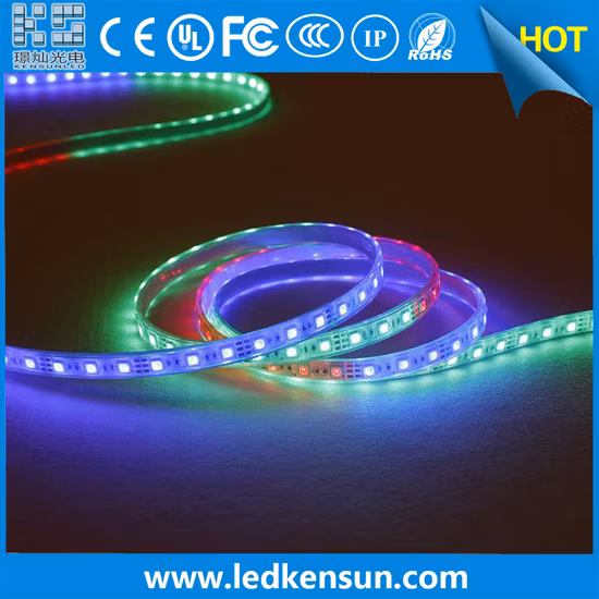 IP68 Wasserdichter, flexibler LED-Streifen mit 24-V-DMX-Steuerung