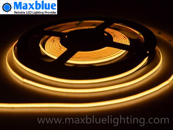 Rot/Grün/Blau/Gelb/Rosa/Orange COB-LED-Streifen, punktlose lineare Beleuchtung, Umgebungslicht