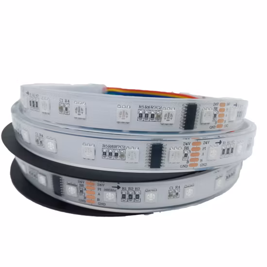 Hochwertiges digital adressierbares DC5V IP68 Ws2811 Modul 12mm Pixel Light 2811 RGB LED Streifen